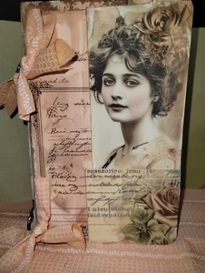 Shabby Vintage Nostalgic Junk Journal Scrapbook USA Seller - Picture 1 of 11