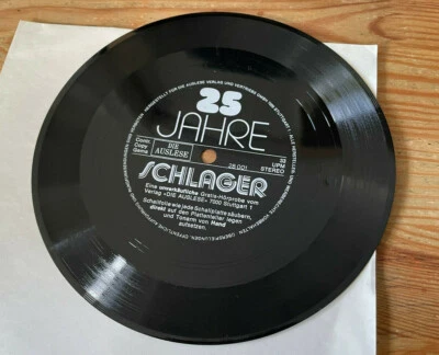 7" VA 25 Jahre Schlager ( - ) Promo DIE AUSLESE Flexi / disc only - Bild 1 von 2