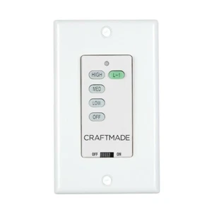 Craftmade Universal Intelligent Wall Control Only, White - UCI-WALL - Picture 1 of 1