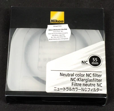 Nikon 55mm Neutral Color NC Filter - Mint in Box! - Image 1 of 2