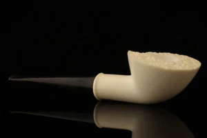 Dublin Block Meerschaum Pipe Carved by Tekin with fitted case 14632 - Bild 1 von 10