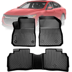 Alfombrillas 3D para Chevy Malibu 2016-2023 2017 2018 2019 impermeables para todo tipo de clima - Imagen 1 de 14