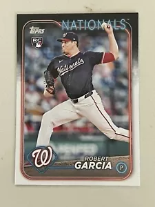 Robert Garcia Washington Nationals 2024 Topps Update Rookie Card RC #US137 - Picture 1 of 2