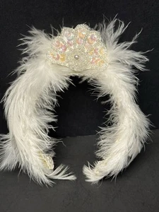 AMERICAN GIRL Doll Swan Lake Ballet White FEATHERED HEADBAND Hair Accessory - Bild 1 von 3