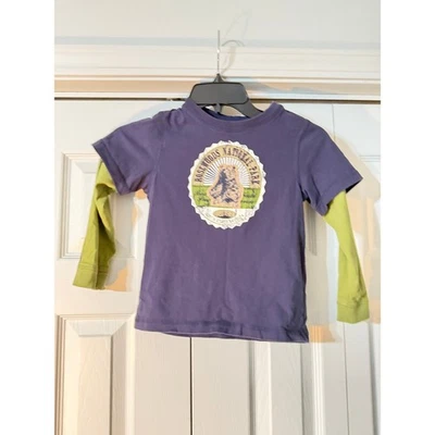 Camisa manga longa J. cáqui masculina tamanho 5 parque nacional azul e verde  - Imagem 1 de 3