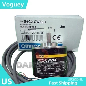 Omron E6C2-CWZ6C 1000P/R E6C2CWZ6C Rotary Encoder New in Box US Free TAX - Picture 1 of 3