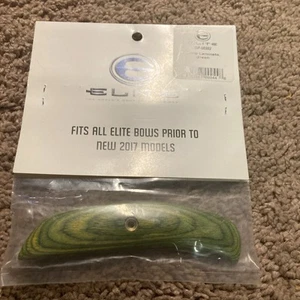 Elite Custom Colored Grip, Side Plates, Wood Prior To 2017, Green - Picture 1 of 3