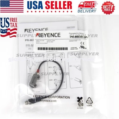 New In Box KEYENCE PR-MB30C3PL Photoelectric Sensor Switch - Image 1 of 4