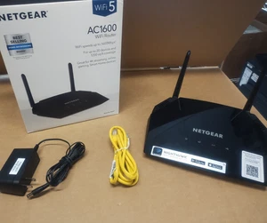 NETGEAR AC1600 Smart Wi-Fi 5 Dual Band Gigabit Router Model R6260 Zestaw - Zdjęcie 1 z 7