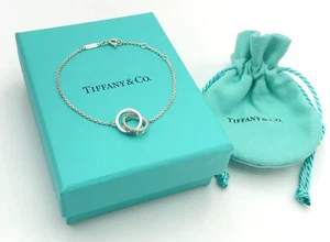 Pulsera de cadena circular entrelazada de plata Tiffany & Co. 1837 - Imagen 1 de 8