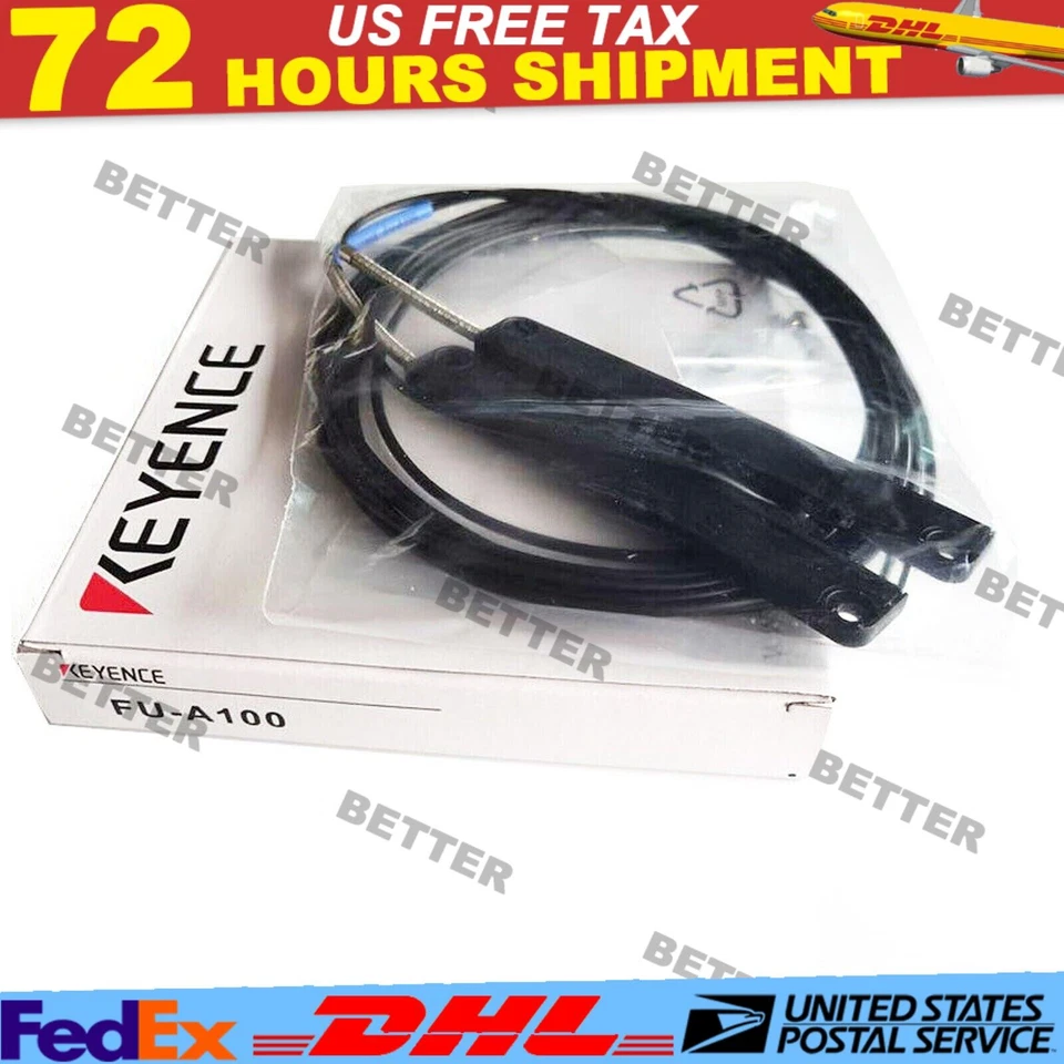 KEYENCE FU-A100 FUA100 Fiber Optic Sensor  US Free TAX - Image 1 of 1
