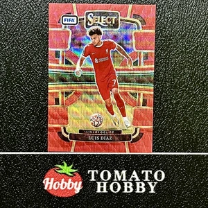 PANINI SELECT FIFA 2023-24 LUIS DIAZ /149 RED WAVE REFRACTOR TERRACE LIVERPOOL - Picture 1 of 2