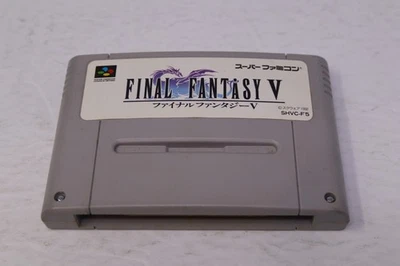 Final Fantasy V Super Famicom Nintendo Japan Version Cartridge Region Locked - Image 1 of 2