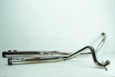 2002 Harley Touring FLHPI Road King полиция OEM выхлопной коллектор трубы глушитель - Изображение 1 из 4