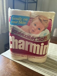 Vintage 1994 Charmin Toilet Paper Sqeezably Soft ~ Peach Color - Picture 1 of 7