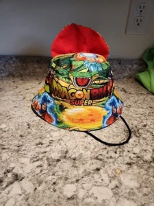 RARE DRAGON BALL Z SUPER Bucket Hat Kids One Size Children Kids Boys Girls Hat - Picture 1 of 8