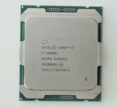Processore CPU Intel Core i7-6800K 3,4 GHz 6 core 15 M chipset X99 FCLGA2011-3 - Immagine 1 di 2
