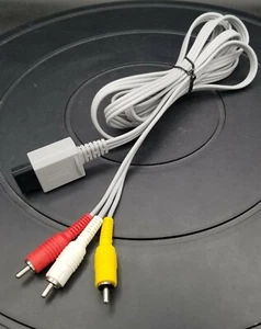 Nintendo Wii AV RCA Audio Video Composite Kabel TV Anschlusskabel OEM RVL-009 - Bild 1 von 4
