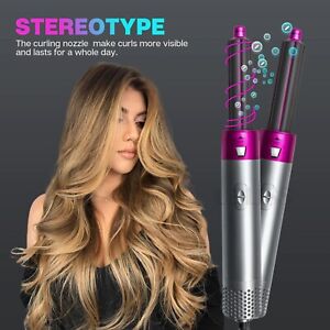 Electric 5 in 1 Hair Hot Air styling Dryer Brush Blow Dryer Hair Blower Brush