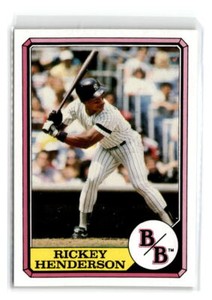 1987-Topps Boardwalk and Baseball -#8-Rickey Henderson -New York Yankees