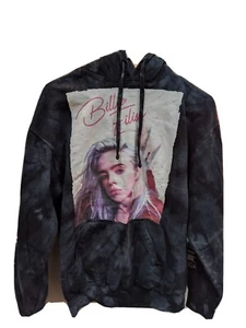 Billie Eilish Unisex Daytona Beach Florida Black Gray Small Adult Sweater Hoodie - Picture 1 of 4
