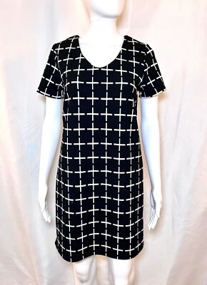 Mini Vestido Romeo and Juliet Couture Negro Blanco Talla Pequeña Foto 1 de 4