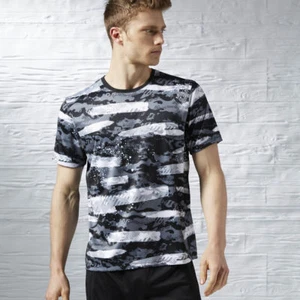 REEBOK ESSENTIALS PERFORMANCE SHORT SLEEVE RUNNING T-SHIRT TEE SHIRT TOP - Picture 1 of 3