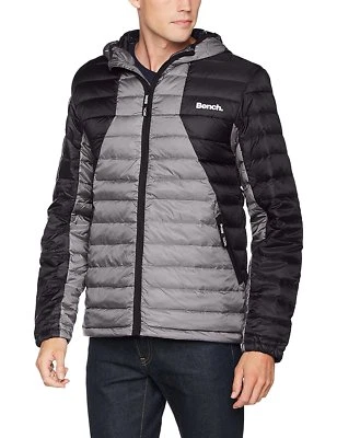 Bench Herren Jacke Col Block Down BlLMK 001065  grau Neu Größe wählbar LA For - Bild 1 von 3