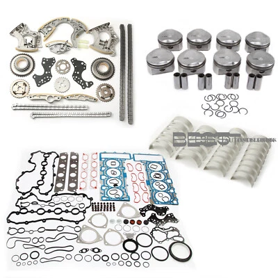 4.2T Engine Overhaul Pistons Gasket Kit Fit For AUDI A6 4.2 FSI  079103383AR - Image 1 of 4