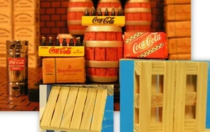 BUDWEISER/COCA-COLA PACKAGE #2 FROM DANBURY MINT 1:24 SCALE DIORAMA - Picture 1 of 2