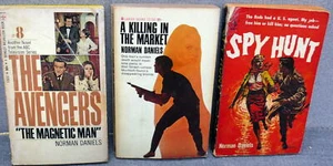 Norman Daniels Lot of 3 vintage paperback books 1960's - Picture 1 of 6
