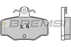 BP2471 BRAMSI brake lining set, disc brake for Nissan