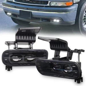 LED Fog Lights Bumper Lamps for 99-2002 Chevy Silverado 2000-2006 Suburban Tahoe - Picture 1 of 11