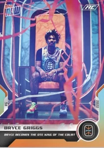 2022 TOPPS NOW OVERTIME ELITE #27 BRYCE GRIGGS - OTE KING OF THE COURT - Picture 1 of 2