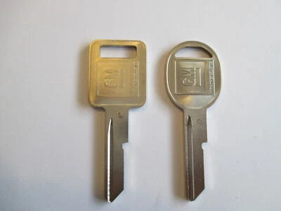GM KEY BLANKS 68 72 76 80 CHEV IMPALA CAMARO NOVA CHEVELLE CORVETTE FIREBIRD - Image 1 of 2