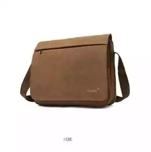 Bolso Mensajero de Lona Vintage para Hombre Cartera Escuela Militar Hombro - Imagen 1 de 12