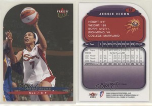 2003 Fleer Ultra WNBA Gold Medallion Edition Jessie Hicks #15