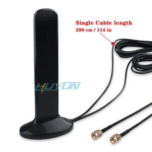 600-6000MHz 12dBi High Gain Omni Magnetic Sucker Antenna SMAGSM 4G 5G Antenna - Picture 1 of 6