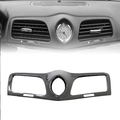 Carbon Fiber Console Clock Vent Panel Cover Trim for Maserati GranTurismo 08-1CH - Image 1 of 4