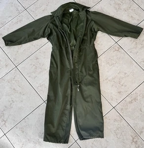 Mechanics Military Green Cold Weather Coveralls Size Small Lined Heavy Duty NWOT - Picture 1 of 15
