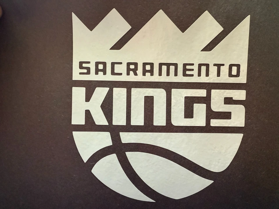 NBA SACRAMENTO KINGS BALONCESTO VINILO CALCOMANÍA Foto 1 de 1