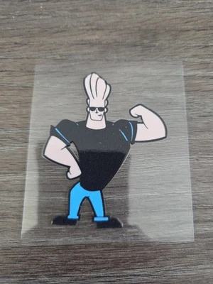 Johnny Bravo Retro Cartoon Raised UV DTF Full Color 2.5in X 3in Decal - Image 1 of 4