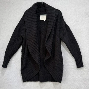 Anthropologie Sweater Womens Small Open Front Shawl Collar Cardigan Cozy Knit - Picture 1 of 9