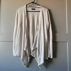 Volcom Go Go Wrap Cardigan Women Medium Beige Knit Long Sleeve Open Front Casual - Picture 1 of 10
