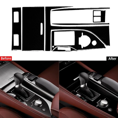 8 peças capa painel de câmbio console preto brilhante piano para Lexus GS GS350 12-20 - Imagem 1 de 4