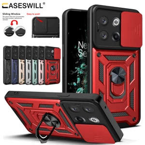Funda para OnePlus 10T 5G a prueba de golpes con soporte de anillo cubierta para cámara + protector de pantalla - Imagen 1 de 26