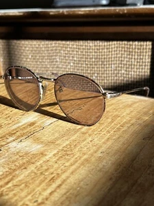 Vintage CSC Yvonne Amber Gold Filagree Tortoise Sunglasses - Picture 1 of 14