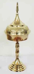 Brass Chhatra Chattar For God Temple Religious Statue 4.6*4.6*10.6 inch - Picture 1 of 2