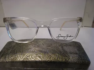 Marcos de gafas de cristal transparente Sean John 6018 55-21-140-41v con estuche genérico - Imagen 1 de 5