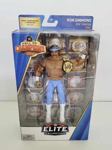 Mattel WWE Elite Collection Hall Of Champions Ron Simmons Figure New Rare HTF Cover